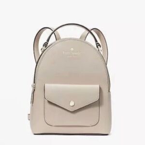 NWT kate spade Schuyler Mini Backpack, Saffiano Vegan Leather, Warm Beige